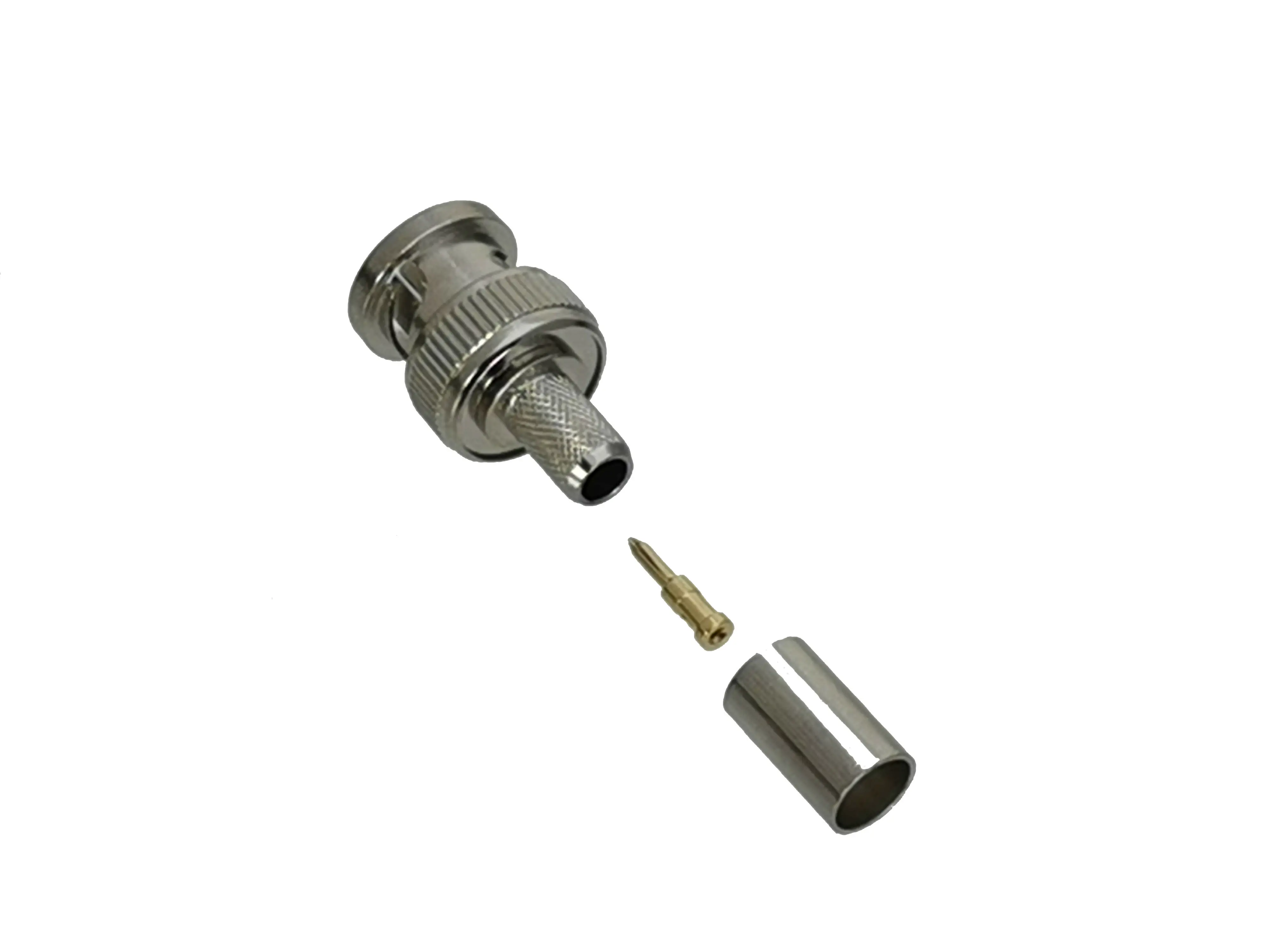 Коннектор BNC штепсельная вилка обжимной кабель RG8X RG 8X LMR240 75 Ом|cable connector crimp|cable