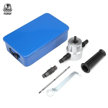 

FGHGF Professional 360 Degree Double Head Metal Plate Cutter Drill Accessory Rotating Cutting Sheet Tool Parts With Iron Box