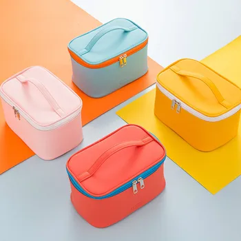 

Women's Cosmetic Bag Make Up Organizer Travel Make Up Necessaries Organizer Zipper Makeup Beauty Case Pouch Toiletry Kit Bags