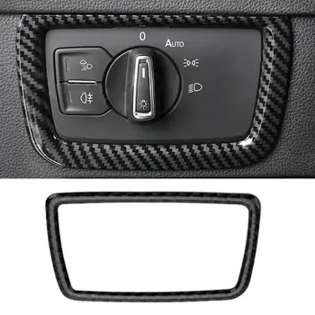 

Areyourshop ABS Carbon Fiber Inner Headlight Switch Button Cover Trim For VW Arteon 2019 Car Button Cover Trim Accessories Parts