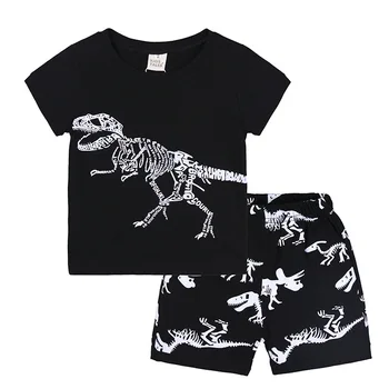 

Children Clothing Sets 0-24M Summer Baby Boys Clothes Infant Cotton Boys Tops T-shirt + Pants Outfits Kids Clothes Set