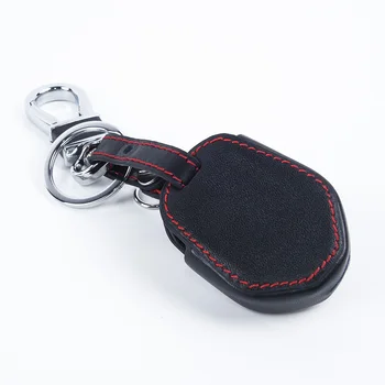 

Leather Car Key case For Subaru Forester XV 3 Buttons Remote Black Shell