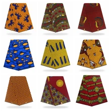 Высокое качество, африканская ткань с принтом,, Tissus, голландский воск, настоящий голландский воск, нигерийский голландский воск, 6 ярдов, хлопок, мягкий