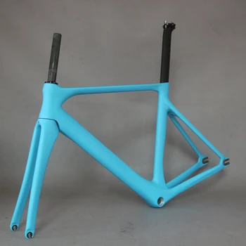 

2020 New hight modulus toray t700 carbon fixed gear frame BSA size 53.5cm road bicycle frame FM279