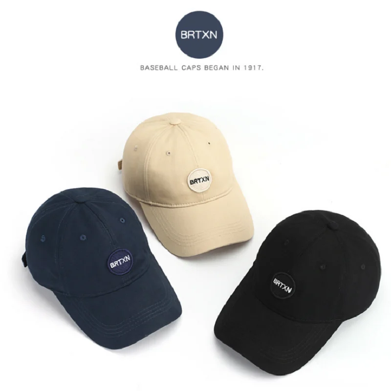 Шляпа с круглым ярлыком хлопковая шапка вышитыми буквами уличная мода