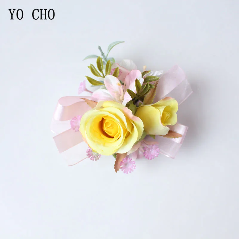 Wrist flower bracelets for bridesmaids (48)