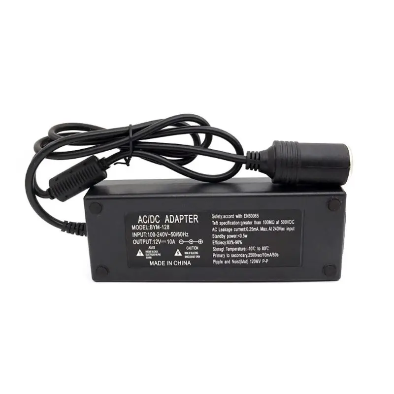 12V 10A 120W 110-220V до 12V розетка для автомобильного прикуривателя AC/DC адаптер питания