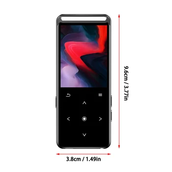 

speaker Bluetooth 5.0 Lossless MP3 Player 16GB HiFi Portable Audio Walkman With FM Radio EBook Voice Recorder MP3 Music Player