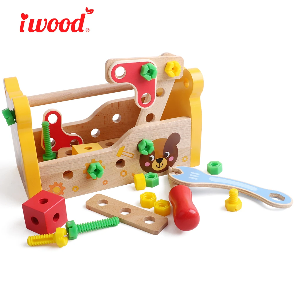 Portable Toolbox Wooden Toys Learning Toy For ChildrenTool Toys