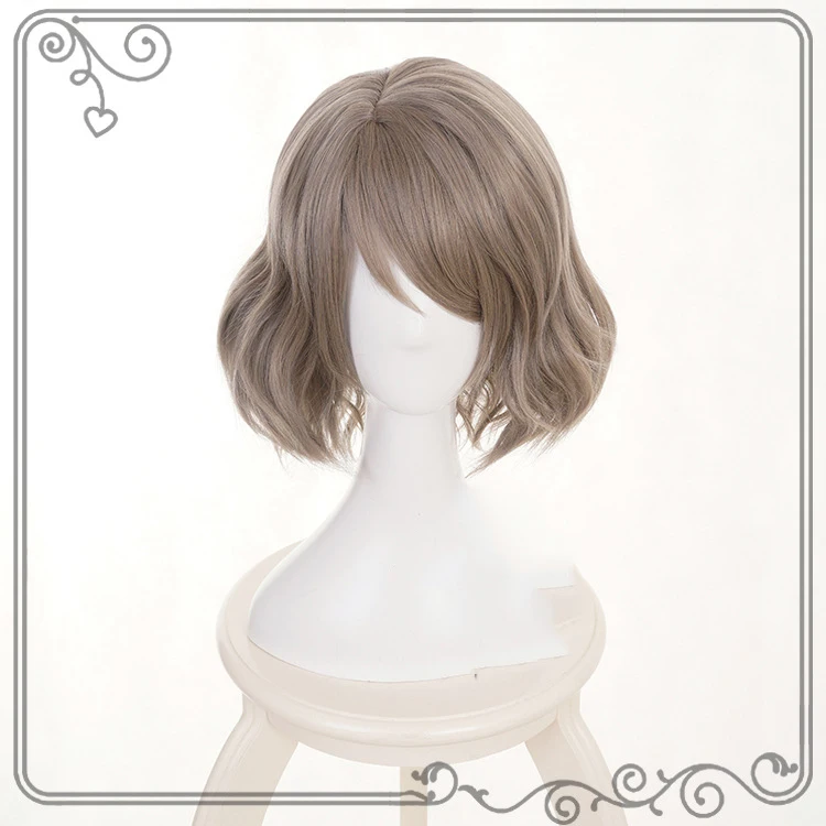 only wig Аниме; обувь в стиле аниме «Живая Любовь CYaRon Косплэй костюм Ватанабе вы Косплэй костюм Школьная форма для девочек для Для женщин Хэллоуин костюм, полный набор - Цвет: only wig