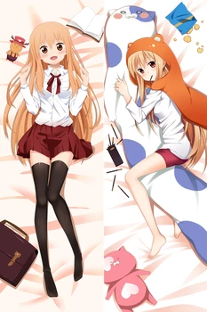 

Sexy Girl Anime Himouto! Umaru-chan Pillow Cover Doma Umaru Dakimakura Case 3D Double-sided Bedding Hugging Body Pillowcase 10