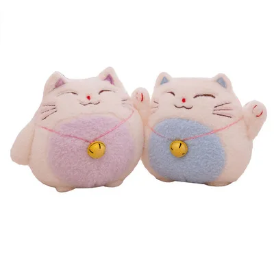 kawaii plush Fortune Cat stuffed animals maneki lucky fortune cat Soft Comfortable Doll Toys For Girls Boys gift toys