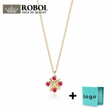 

tfb ttff rllen original 925 sterling silver love snowflake necklace pendant elegant jewelry female girl wholesale free shipping.