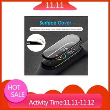 

2020NEW Protective Film For MiBand 5 Smart bracelet Strap Explosion-proof /scratch-resistant Screen Protector non-tempered Glass