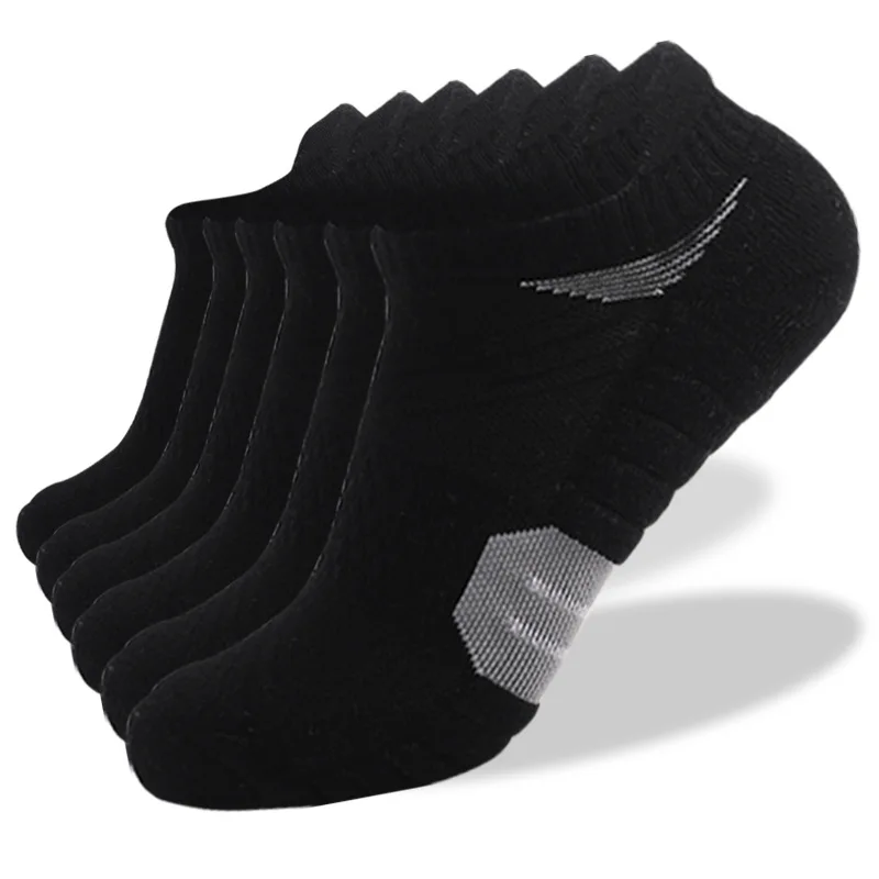 Athletic Running Socks for Men Women Cushioned Sports Ankle Socks Low Cut Outdoor Breathable Moisture Wicking 6 Pairs
