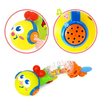 

Music light color recognition cartoon modeling cute and resistant to fall Cute bug
