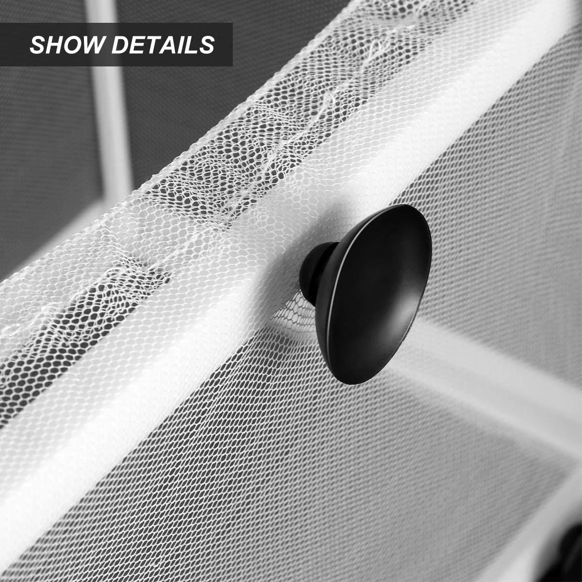 Aquarium Hatchery Fish Tank Incubator Net With Suction Cup Fish Isolation Breeding Net Box for Baby Fishes Clownfish Guppy White