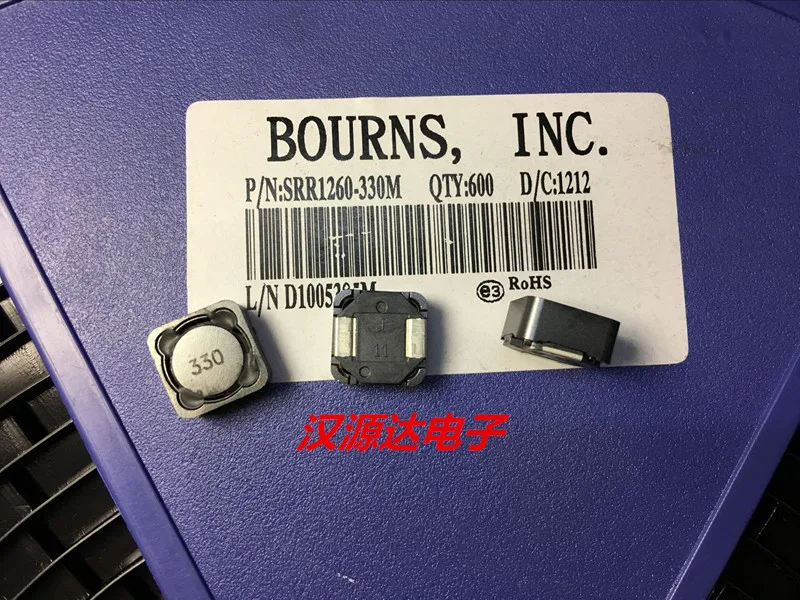 10 шт./лот SRR1260-330M 33UH 3A 12X12X6.5MM SMD Экранированный индуктор мощности 100% новый и