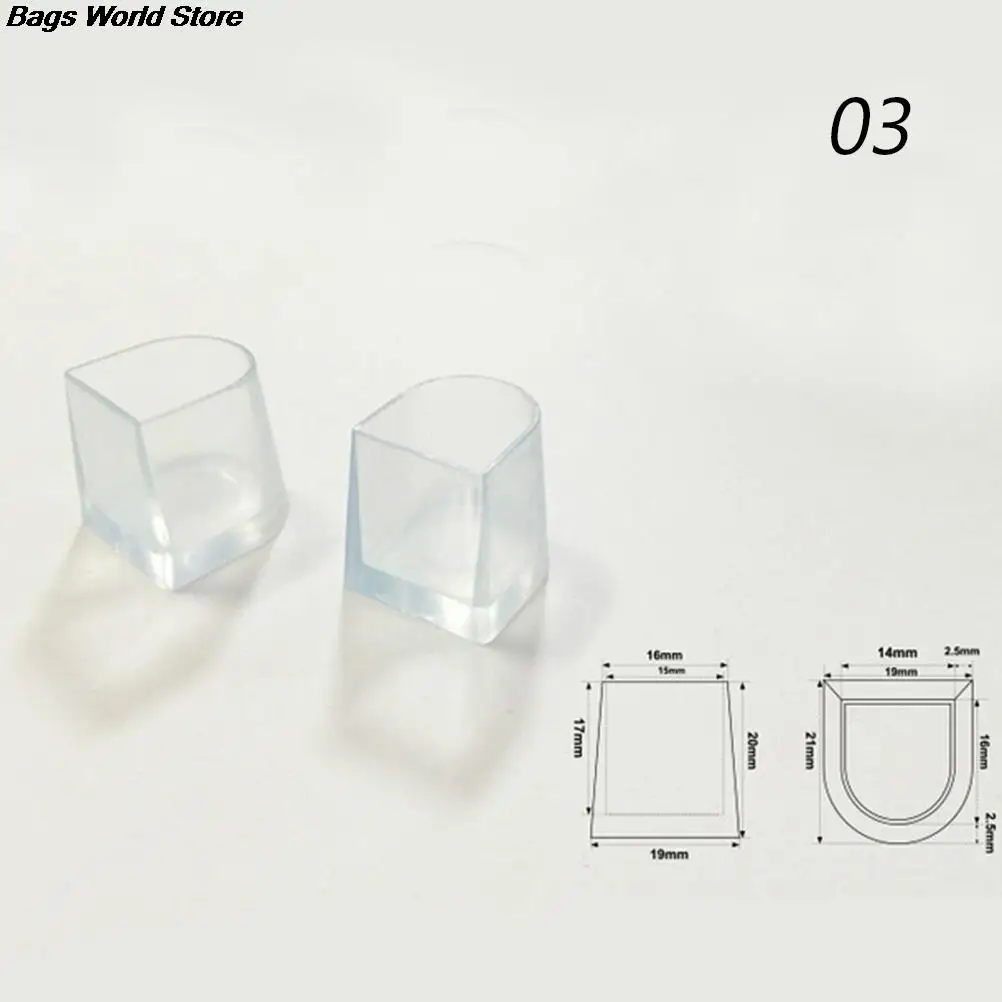 2pcs High Heel Protectors Latin Stiletto Dancing Covers Heel Stoppers Antislip Silicone High Heeler for Wedding Shoes 3Sizes shoe protector heel protector