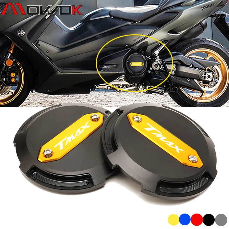 

2022 For YAMAHA TMAX 560 T-MAX 530 DX SX 2017-2022 Motorcycle Frame Slider Protector Engine Stator Cover Guard tmax530 tmax560