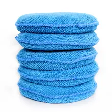 Микрофибра поролонная губка лак аппликатор для нанесения полироли автомобиля дома очистки колодки авто аксессуары для полировки