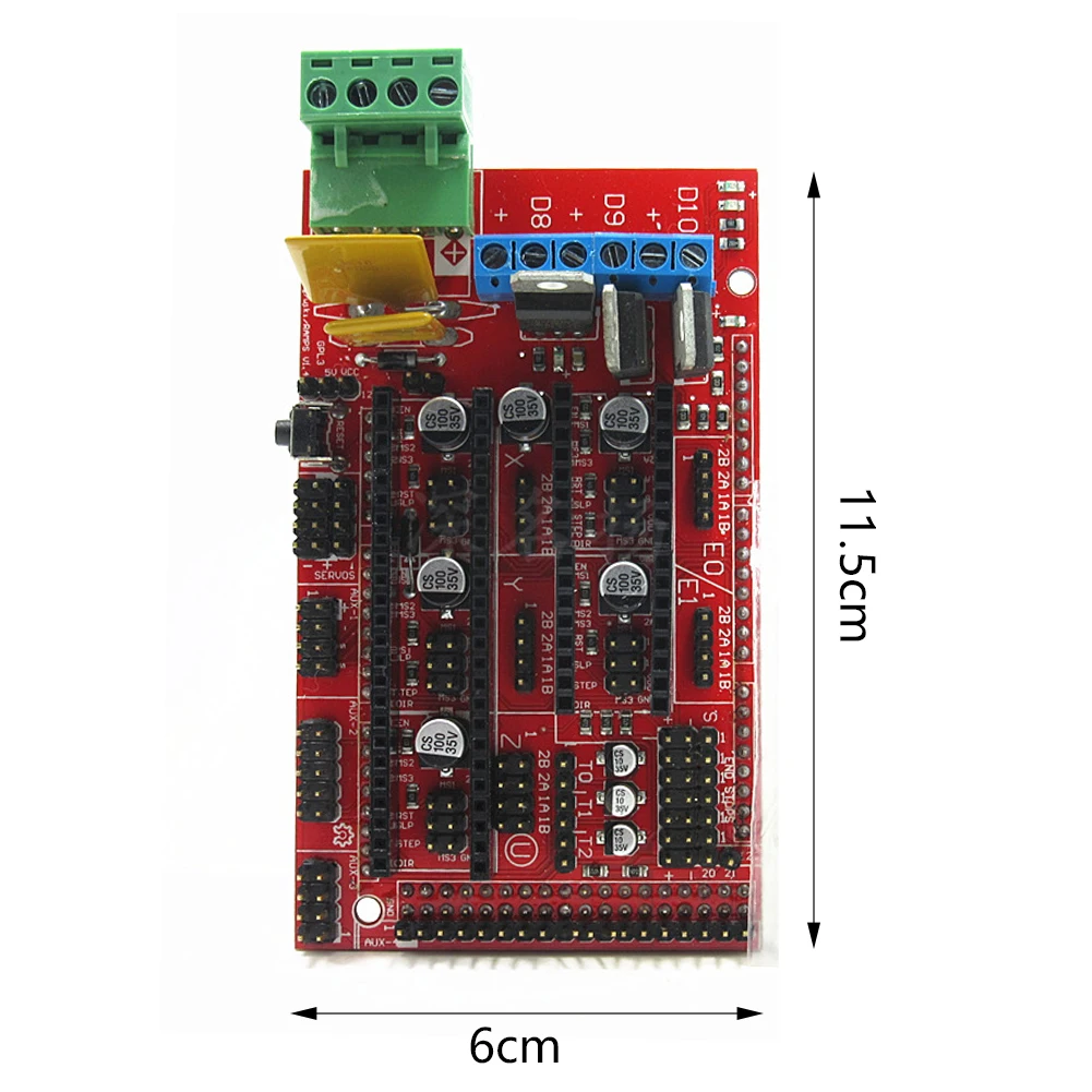 Сменная панель экструдера, прочный пульт управления, Аксессуары для 3d принтера, компонент управления для Reprap Ramps 1,4