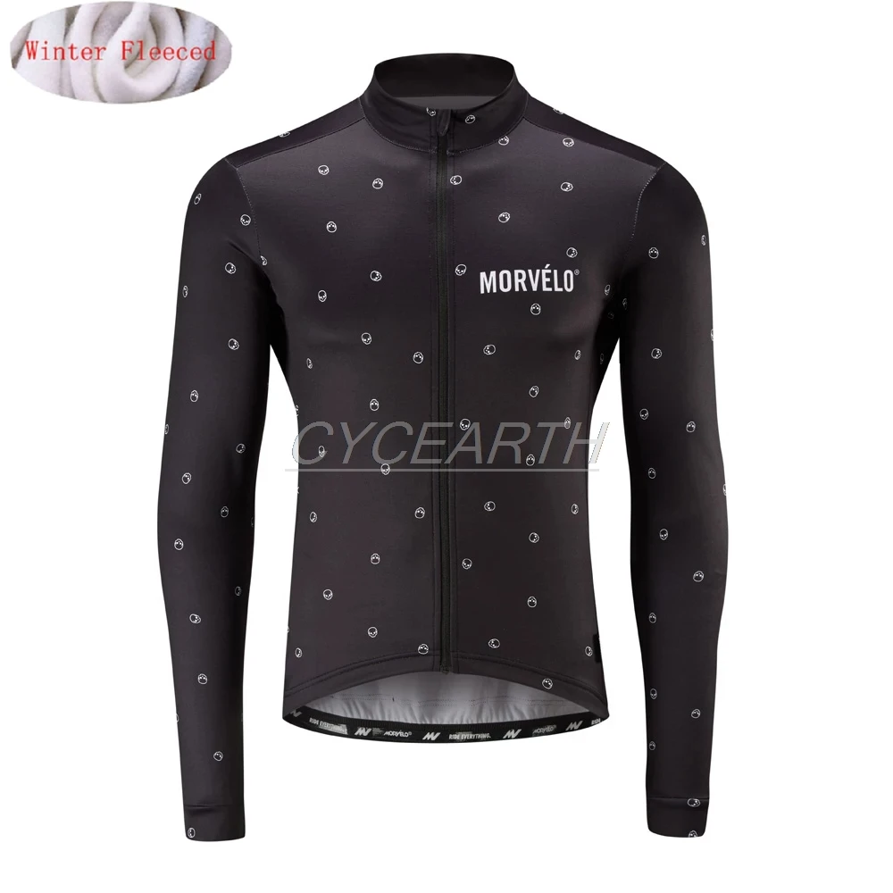 Morvelo, зимняя, флисовая, Классическая, для велоспорта, для мужчин, для шоссейного велосипеда, одежда для велоспорта, Майо, Ciclismo SL MX DH, с длинным рукавом, Джерси - Цвет: C5