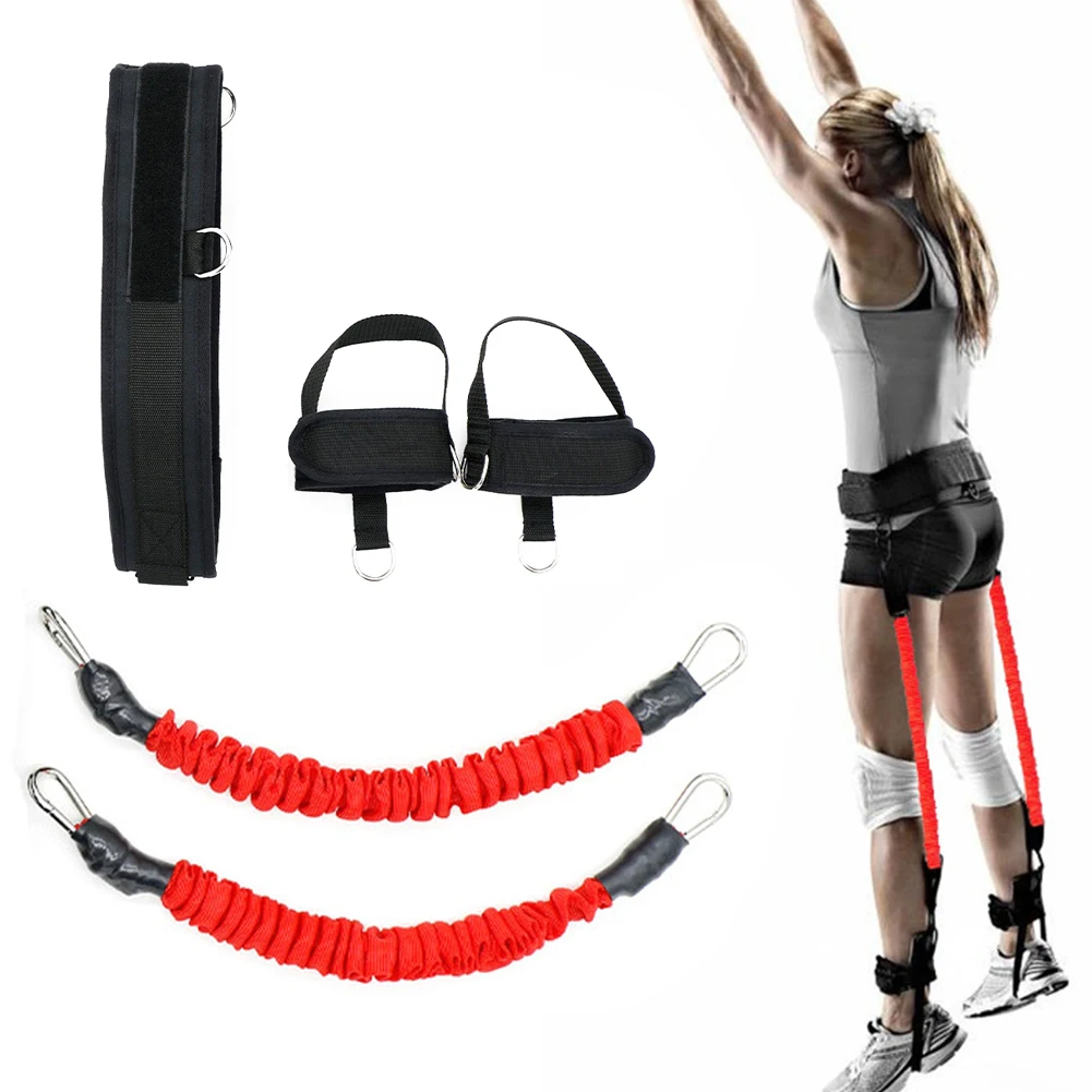 

Body Exercise Belt For Jump Workout Leg Tennis Fitness Exercise Bouncing Trainer Pull Rope Elastic Resistance Bands
