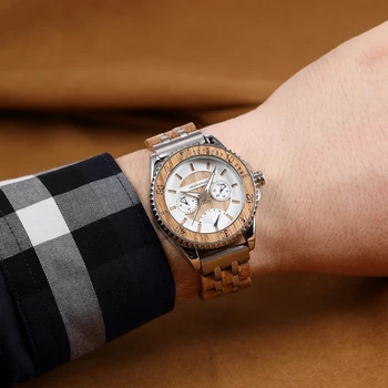 

Shifenmei Retro Wood Watch Men Top Brand Luxury Chronograph Man Military Watches Male Wooden Quartz Watch Men Relogio Masculino