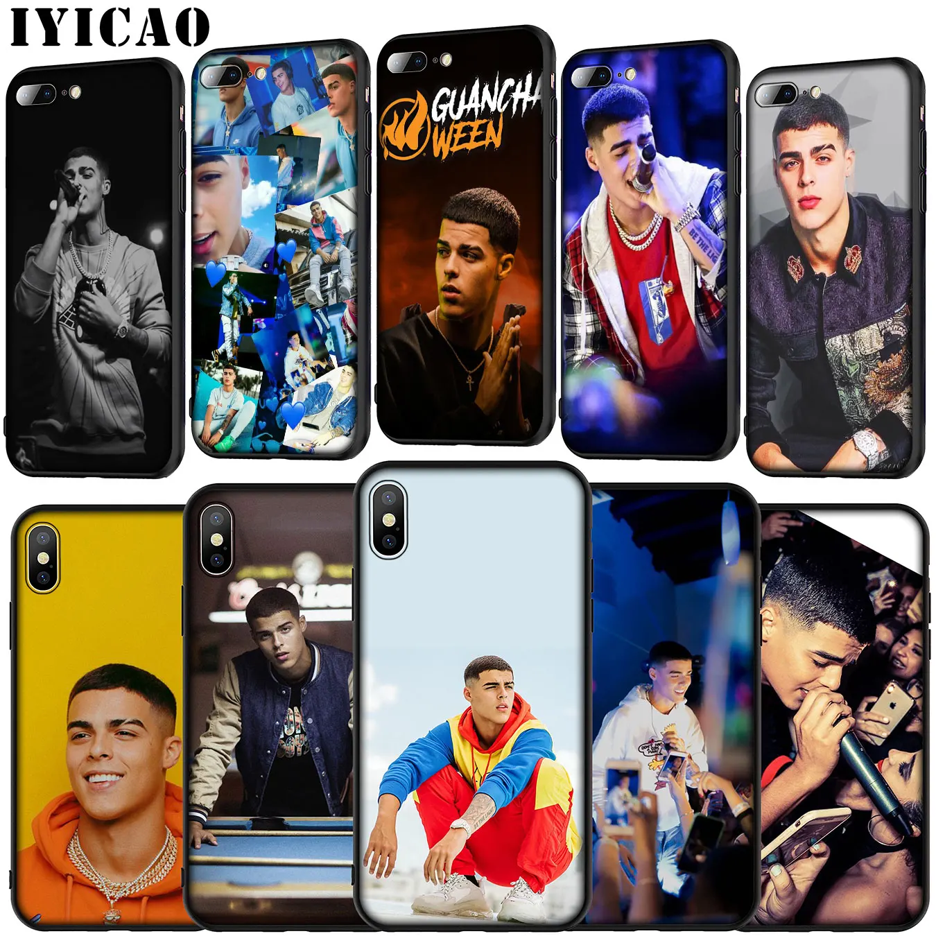 Мягкий силиконовый чехол singer Lunay pop для iPhone 11 Pro XR X XS Max 6 6S 7 8 Plus 5 5S SE |