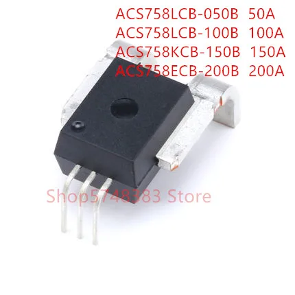 Sensor de corrente, acs758, 50a, 100a, 150a,