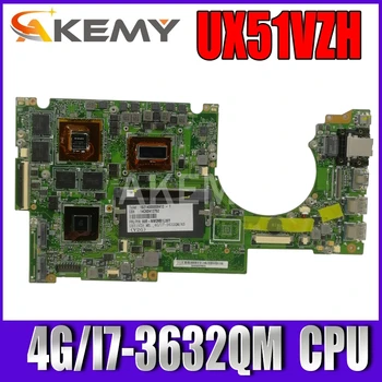 

UX51VZH Motherboard For Asus U500V U500VZ UX51VZA UX51VZ Laptop Mainboard UX51VZA 90R-NWOMB1L00Y 4G/I7-3632QM (V2G)