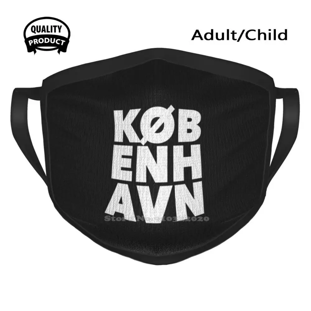 

København Soft Warm Winter Mouth Masks København Copenhagen Capital Denmark Scandinavia Nordic City Graphic Typography Cool