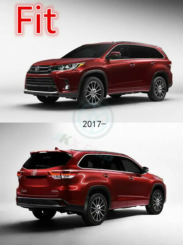 Для Toyota Highlander Высококачественная стальная накладка на задний бампер