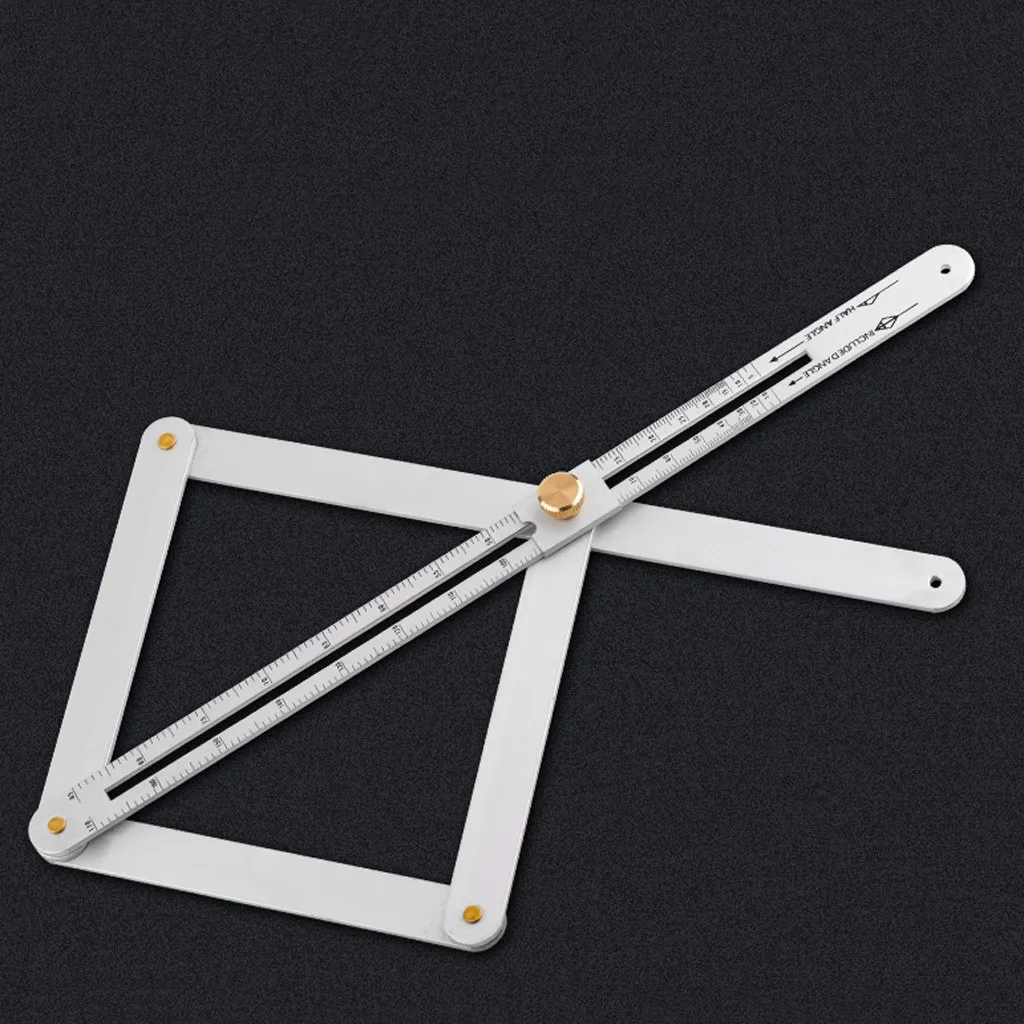Stainless Steel Corner Angle Finder Ceiling Artifact Tool Square Protractor FA
