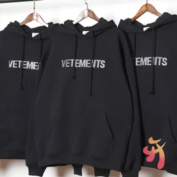 VETEMENTS sudaderas con capucha para hombre y mujer, ropa con letras de diamantes de imitación, de alta calidad, informal, suelta, VTM