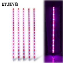 5 шт. 1,2 м T8 светодиодный фито-ламповый тюбик для растений 60 Вт красный/синий/белый/теплое белое светодиодное освещение для салата клубники растительный тент