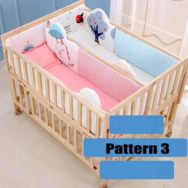 Cuna de gemelos de madera de pino multifuncional con juego de edredón y mosquitera, que se puede extender y cama para adultos - AliExpress