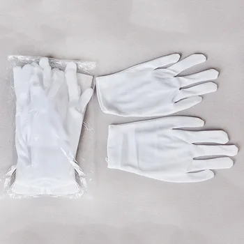 

12pair/packWhite Labor Insurance Thick Cotton Work Cotton Cloth Thin Medium And Thick Etiquette Wenwan Quality Inspection Gloves