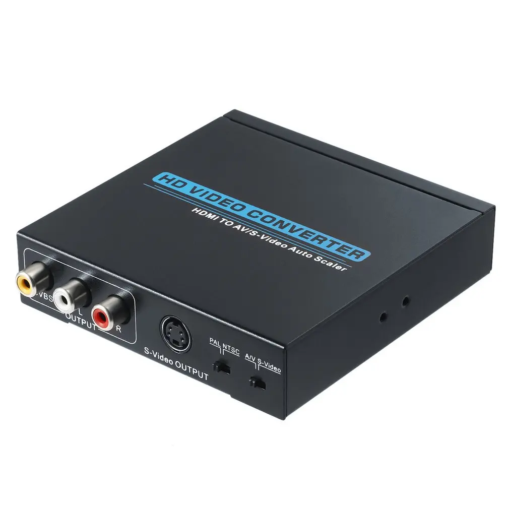  Mini Senza Interferenze di Segnale Hdmi a Av/S-Video Video Hd E Audio Converter Compatibile Vga/Svg