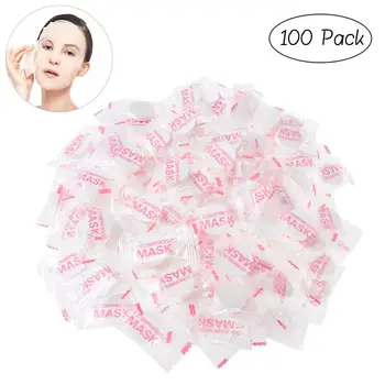 

FRCOLOR 100pcs DIY Compressed Mask Disposable Facial Mask Home Skin Care (Random Color)