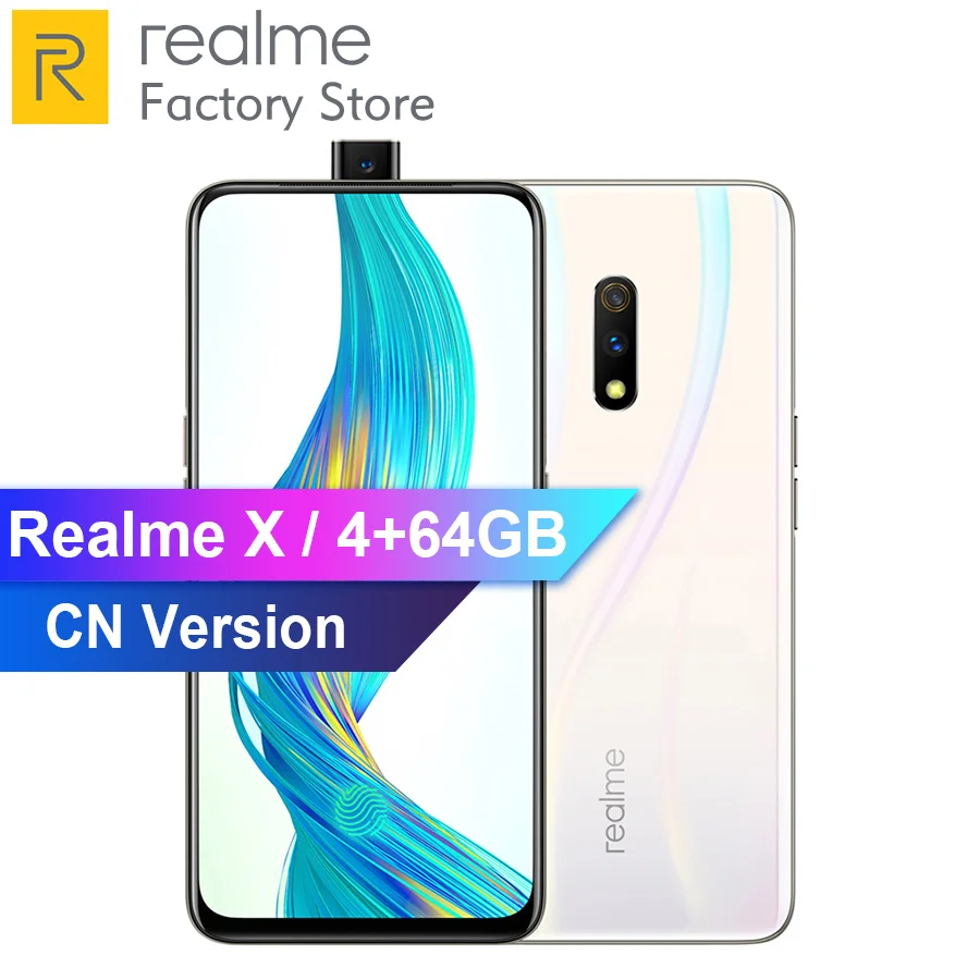 

OPPO Realme X 6.53" Android 9.0 2340X1080 4/6/8GB 64/128GB ROM 48.0MP Fingerprint Snapdragon 710 4G LTE Mobile Phone