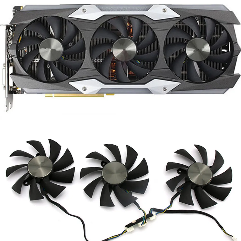 Вентилятор Охлаждения видеокарты для ZOTAC GTX1080Ti AMP! Экстрим 11G запасная часть GA92S2U