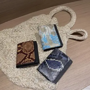 

New high quality leather fashion snake Purse Wallet
