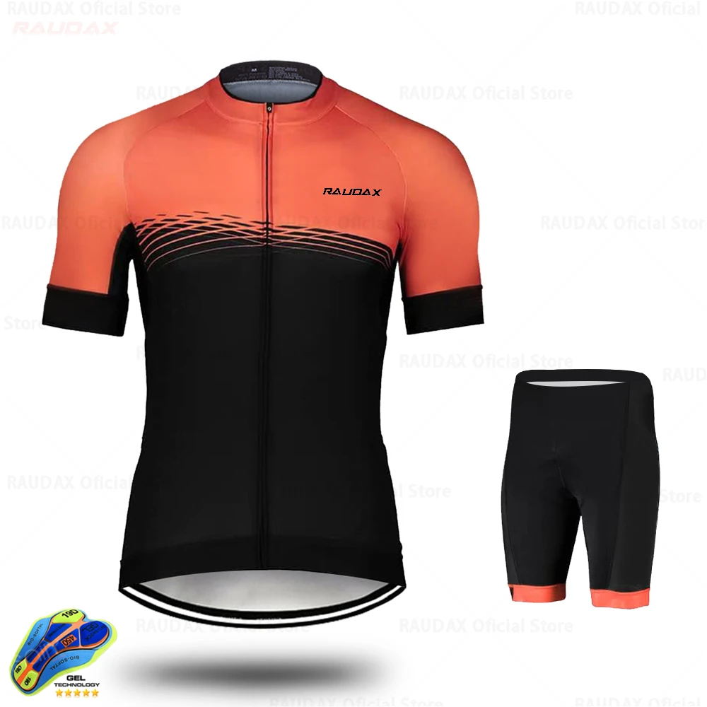 Gobiking Велосипедная форма Ropa Ciclismo Hombre летние шорты рукав велосипедная Одежда MTB велосипедная Униформа Maillot Ciclismo для триатлона - Цвет: Normal cycling set