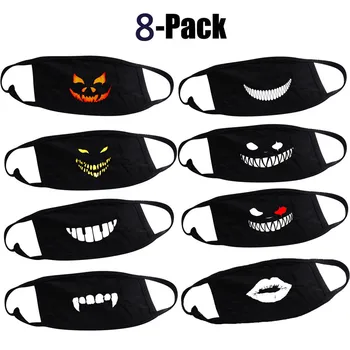 

8PC Unisex Lovely Anti-dust Reusable Cotton Mouth Face Masks Mouth Cover Face Mask Mascherina Lavabile Masque De Protection