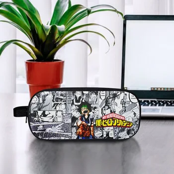 

My Hero Academia Pen Bags Women Zipper Makeup Bag Chidren Girls Pencil Case School Office Supply Pencilcase