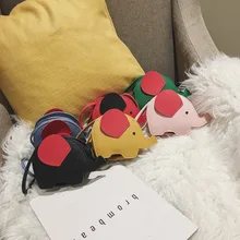 Raged Sheep милые Мультяшные животные Дети Девочки из искусственной кожи мини сумки на плечо Принцесса Сумки Кошелек для монет