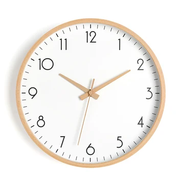 

Wood Large Wall Clocks Creative Design Wall Watch Quartz Home Decor Pow Patrol Hanging Clock Bathroom Wanduhr Mural
