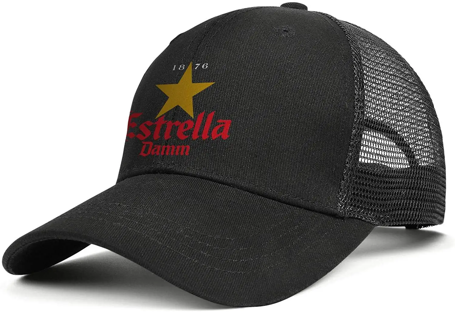 Унисекс Estrella-Damm-Snapback Головные уборы солнцезащитная Кепка Хип-хоп кепка s